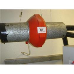 HELIOS RRK200 EXTRACTOR C/W DUCTING (Note: Located in Scotland)