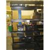 Image 1 : QTY X 24 BAYS OF 5 TIER BLACK SLOTTED SHELVING (Note: Located in Scotland)