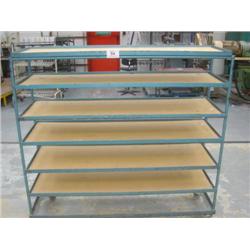 QTY X 15 7 TIER BLUE TROLLIES (Note: Located in Scotland)