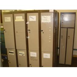 QTY X 8 FOUR DOOR LOCKERS