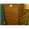 Image 1 : QTY X 15 BROWN STACKING TROLLIES