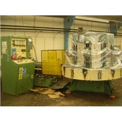 8 STATION PLASTIMATIC INJECTION MOULDING MACHINE C/W 1 GUN, ELECTRIC SCREW MOTOR, MACHINE NO. 1172