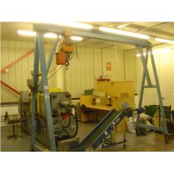 2003 DELAHAYE MODEL CSAM 4 STATION SOLE PRESS S/N F1301302 C/W 03 DELAHAYE PUR 150 ADHESIVE TOWER