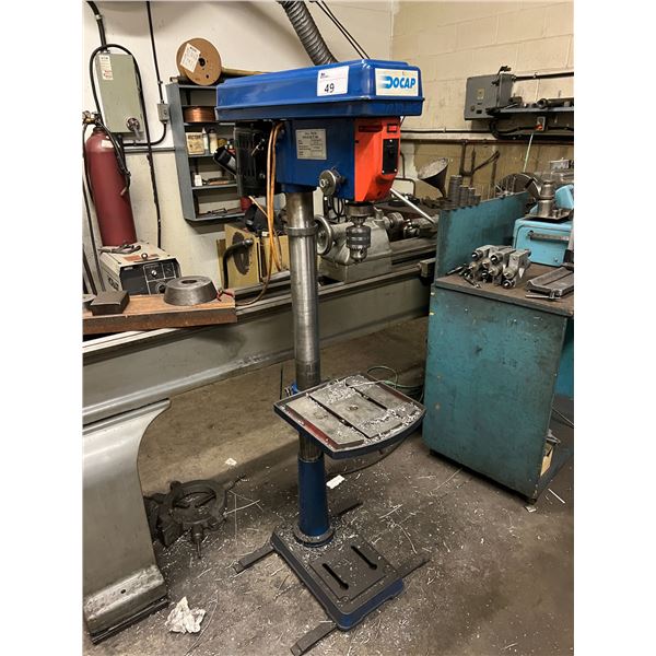 DOCAP DRILL PRESS MODEL 1720F(DP43020F). 3/4 HP 5/8 CHUCK