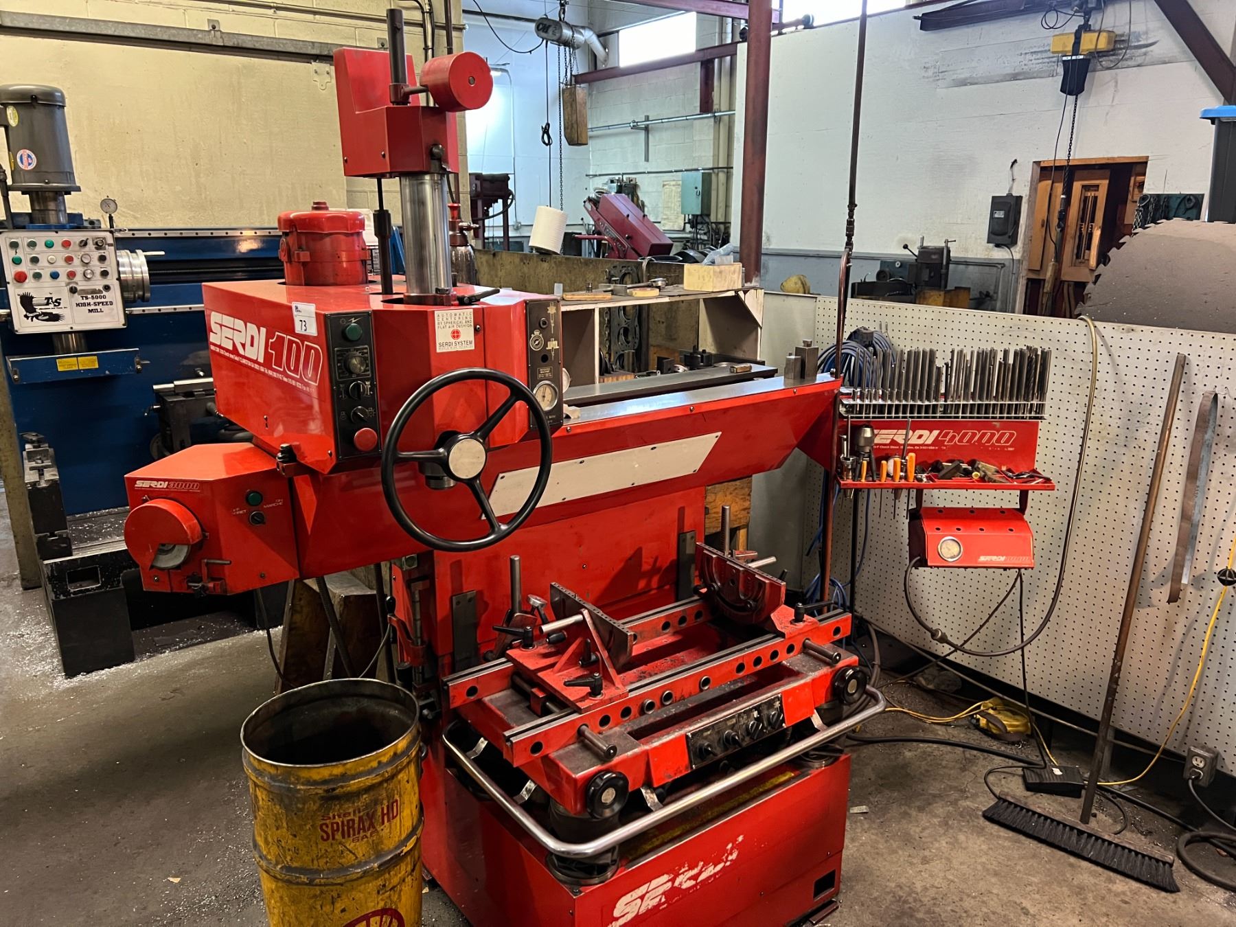 SERDI SYSTEM MODEL 3100 AUTOMATIC CENTERING. SEAT AND GUIDE MACHINE ...