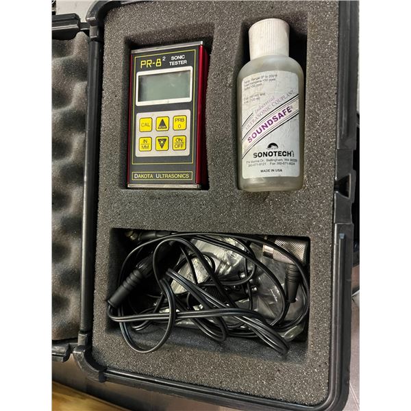 DAKOTA MODEL PR-8 SONIC TESTER USED FOR MEASURING BLOCK METAL THICKNESS