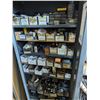 Image 1 : CABINET, CONTENTS & SHELF ITEMS WITH SHOP SUPPLIES INC. SUNNEN HONE REPLACEMENT PARTS/BITS,