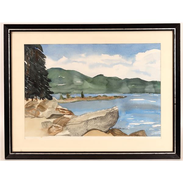 Marlette Lake Watercolor by Carol Johnson    [167514]