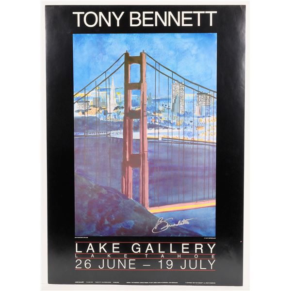 Tony Bennett San Francisco Art Posters, Signed    [169987]