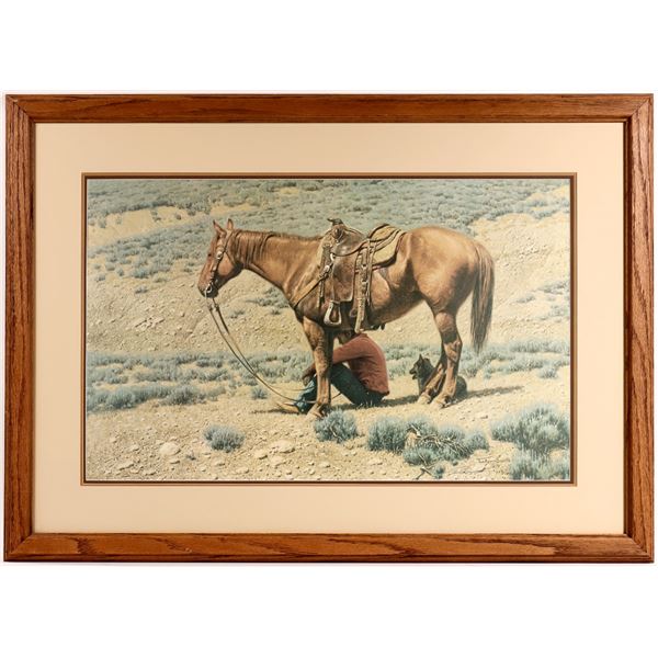 Tucker Smith Limited Edition Framed Western Print "A Break"     [161765]