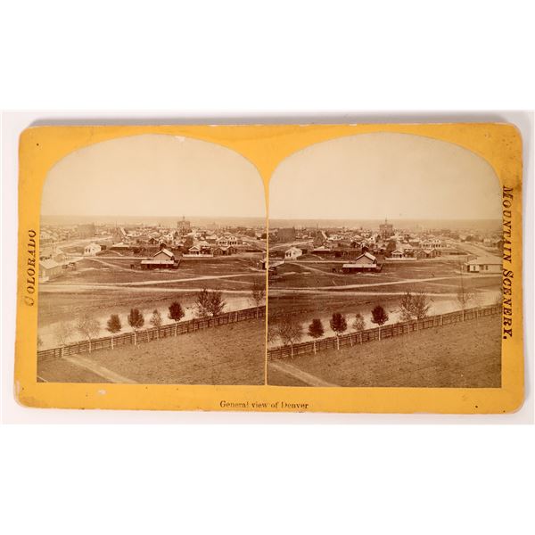 Denver Stereoview By Chamberlain  c1861-81  [175954]