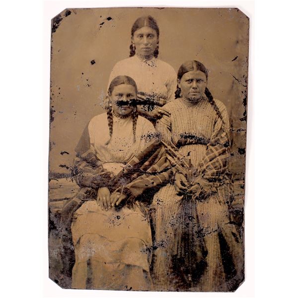 Tintype of 3 Indian Ladies    [175962]