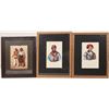Image 1 : Native American Print Trio in Frames    [172584]