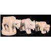 Image 2 : Lakota Alabaster Buffalo Carvings (3) by James Under Baggage    [170394]