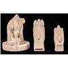 Image 3 : Lakota Alabaster Buffalo Carvings (3) by James Under Baggage    [170394]