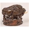 Image 2 : Bronze Clad Buffalo Ashtray by Armor Bronze, c. 1928    [170901]