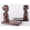 Image 2 : Carved Ebony African Couple Bookends, 2    [161313]