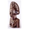 Image 3 : Carved Wood Asian Lady with Head Dress    [161319]