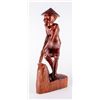 Image 2 : Carved Wood Asian Man with a Hoe    [161317]