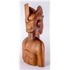 Image 8 : Carved Wood Asian Seated Lady    [161316]