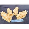 Image 1 : Yellow Onyx Carved Water Buffalos (4)    [172009]