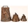 Image 1 : Chantel Foundry Bells (2)  & Cow Bell  1870's  [170788]