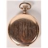 Image 3 : Engraved Hamilton Gold Pocket Watch and Testrite Stop Watch    [174023]