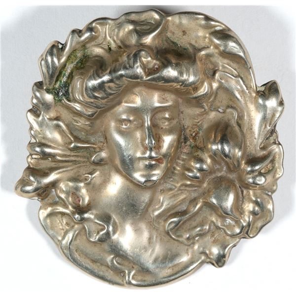 Brooch Ladies Head  [140394]