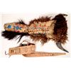 Image 3 : Plains Indians Buffalo Headdress & Leather Breast Collar  19th Century  [170880]