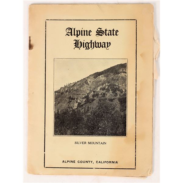 Alpine State Highway Booklet, Very Rare!    [171338]