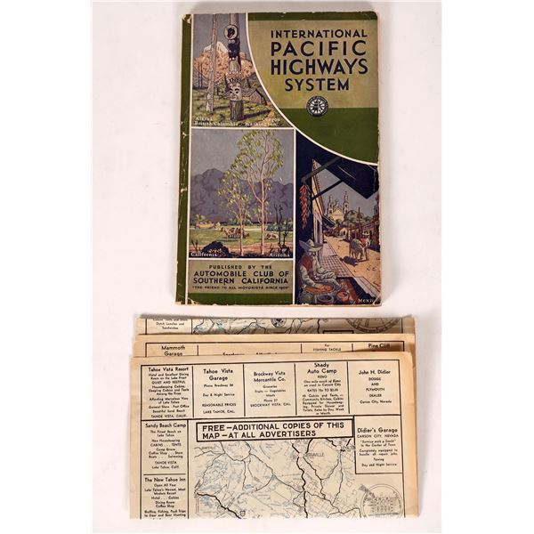 Automobile Club of Southern California Maps (2)  c1930s  [173484]