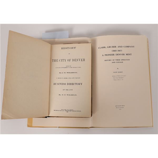 History of the City of Denver by Wilhelm, 1866  1866  [173573]