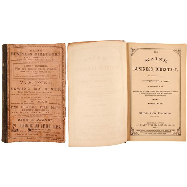 Maine Business Directory for September 1, 1867  1867  [82805]