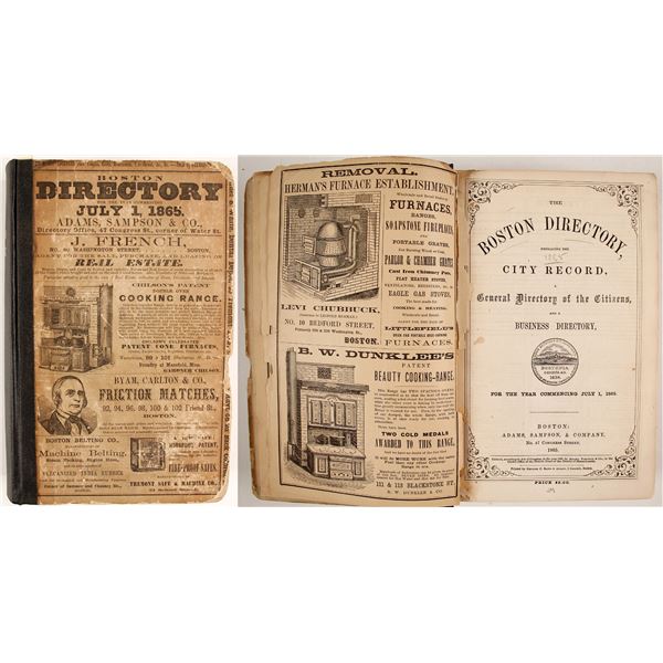 Boston Directory, 1865  1865  [82825]