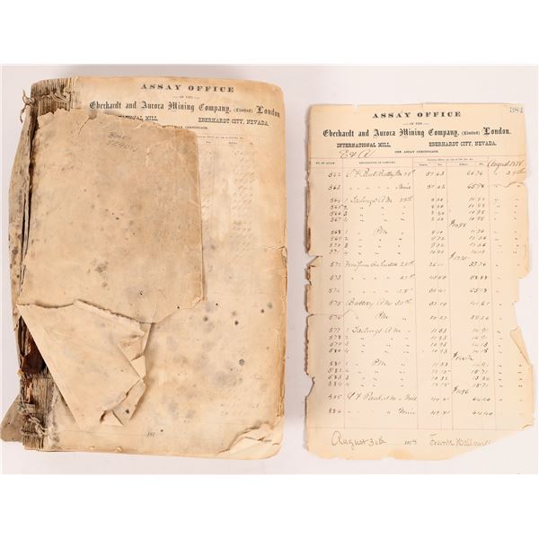 Assay Office Records, Eberhardt & Aurora MC, LTD, 1871-2  1871-2  [167526]