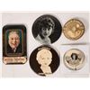 Image 1 : Actor, Actresses & Dancers Pinbacks and Mirrors (5)  1800s-1900s  [173347]