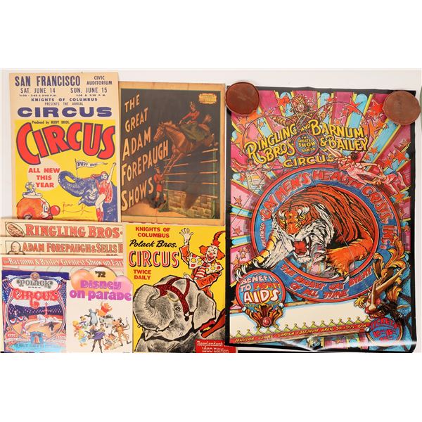 Circus & Disney Posters and Programs (8)    [139472]