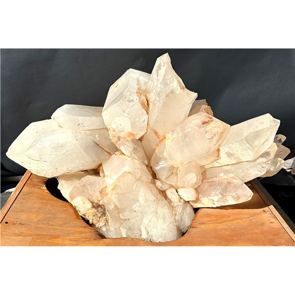 Large Quartz Crystal Cluster, Exceptional (4' x 4')    [175981]