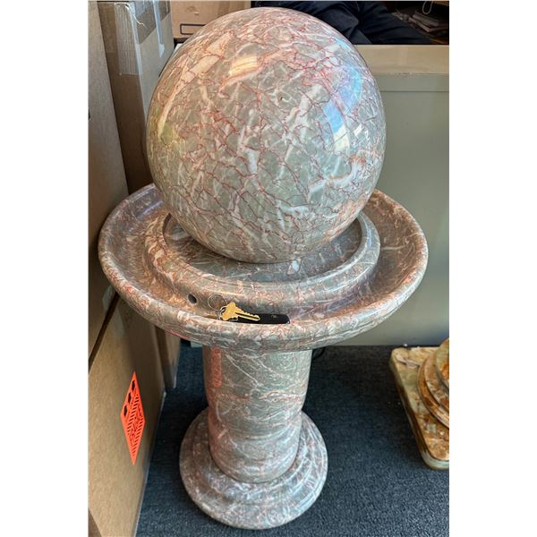 Ornate Marble "Ball" Fountain    [175991]