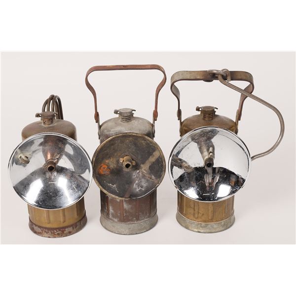 Justrite Carbide 8 and 9 Hour Hand Lamp Trio    [173585]