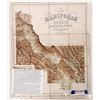 Image 1 : Map of Las Mariposa Estate: Colored Lithograph of Land Grant that Fremont Purchased in 1847    [1732