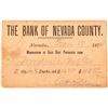 Image 1 : Bank of Nevada County - Gold Dust Receipt, rec'd from Woodville Niglee  1874  [169270]
