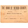 Image 1 : Bank of Nevada County - Gold Dust Receipt, rec'd from Woodville Niglee  1874  [169270]