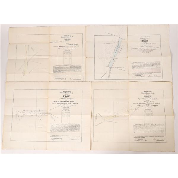 Original Patent Plats, Griffith Mining District, 4 c. 1878    [175572]