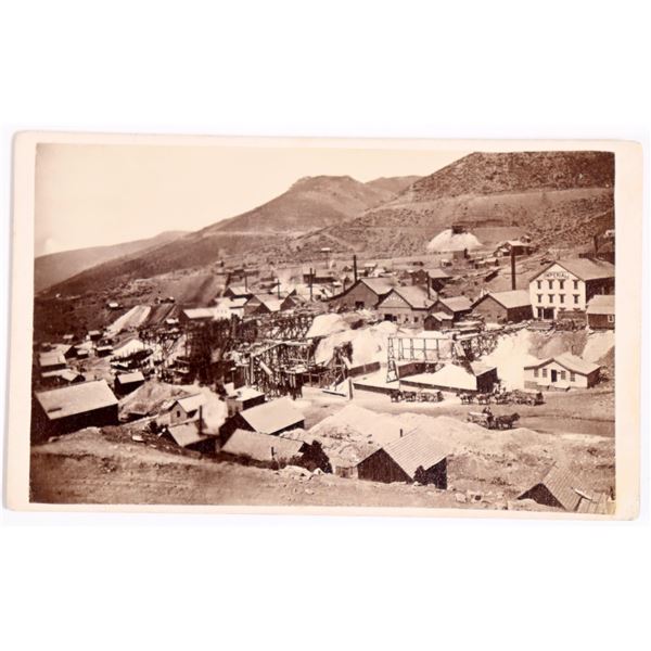 CDV of Mines of Gold Hill, c 1863    [170603]