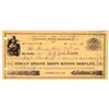 Image 1 : Mining Stock Issued to & Signed by Almarin B. Paul, Gold Hill Banker & Mining Man  1882  [164613]