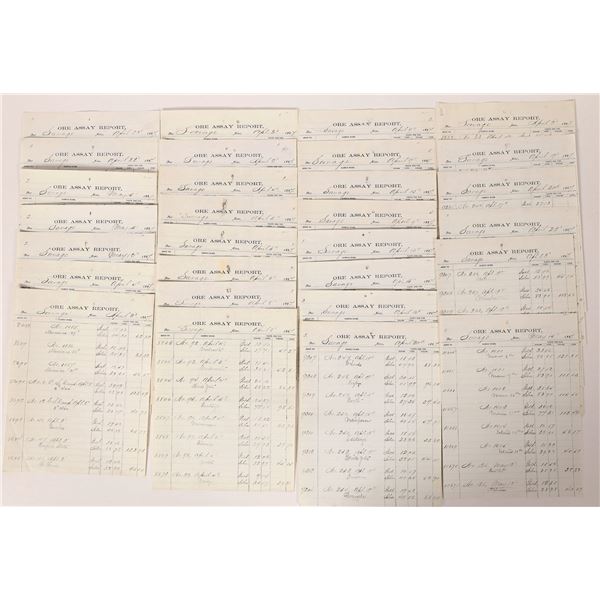 Savage Mining Company Ore Assay Report Archive  1867  [173810]