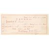 Image 1 : V&T Railroad Receipt Signed by Emanuel Penrod, One of the Original Comstock Discoverers  1872  [1644