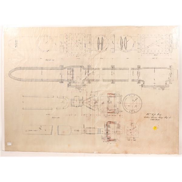 Pump Engineering Specifics, Chollar Shaft, c1875    [173208]