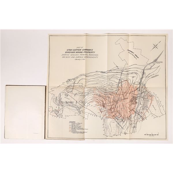 Utah Copper Co. 1912 Annual Report w/Fold Out Maps    [165725]